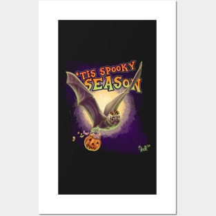 Spooky Season Candy Bat Posters and Art